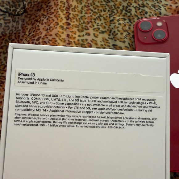 ❤️iPhone 13 Red 128 GB Very good💥preloved by me. Unlocked❤️Verizon, T-Mobile, + - Picture 14 of 17